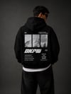 BOXY FİT OVERSİZE KAPŞONLU SWEATSHİRT SİYAH