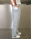 BUZ MAVİ TIRNAKLI EXTRA BAGGY JEANS