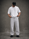 ÇİFT BİYELİ ŞARDONLU BAGGY EŞOFMAN ALTI GRİ