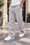 ÇİFT BİYELİ ŞARDONLU BAGGY EŞOFMAN ALTI GRİ