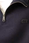 DKPW DEMİR ARMALI YARIM FERMUAR SWEATSHIRT LACİVERT