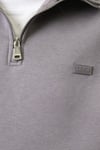 DKPW DEMİR ARMALI YARIM FERMUAR SWEATSHIRT FÜME