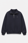DKPW DEMİR ARMALI YARIM FERMUAR SWEATSHIRT LACİVERT