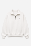 DKPW DEMİR ARMALI YARIM FERMUAR SWEATSHIRT EKRU