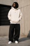 DKPW ENJEKSİYON BASKILI BOXYFİT SWEATSHIRT KREM