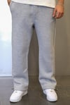 DKPW GOFRE BASKILI ŞARDONLU BAGGY EŞOFMAN ALTI GRİMELANJ