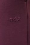 DKPW GOFRE BASKILI ŞARDONLU BAGGY EŞOFMAN ALTI BORDO