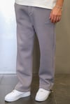DKPW GOFRE BASKILI ŞARDONLU BAGGY EŞOFMAN ALTI FÜME