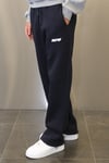 DKPW KABARTMA BASKILI BAGGY KALIP ŞARDONLU EŞOFMAN ALTI LACİVERT
