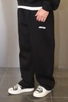 DKPW KABARTMA BASKILI SÜPER BAGGY ŞARDONLU EŞOFMAN ALTI SİYAH