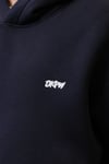 DKPW NAKIŞ DETAYLI BOXYFİT KAPŞONLU SWEATSHİRT LACİVERT