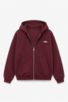 DKPW NAKIŞ DETAYLI OVERSİZE HIRKA BORDO