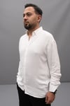 DUKA BEYAZ CHANNEL KETEN GÖMLEK