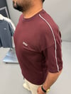 DUKA BORDO BASİC BİYELİ TİŞÖRT