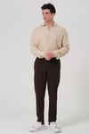 DUKA İPLİ JOGGER PANTOLON KAHVB