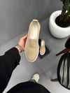 DUKA TRİKO FİTİLLİ AYAKKABI KREM