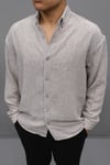 DUKA YIKAMALI GRİ GÖMLEK