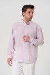 DUKA ZERDA YAKA DÜĞMELİ GÖMLEK PEMBE