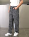 FÜME YIKAMA EFEKTLİ EXTRA BAGGY JEANS
