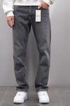 GRİ ESKİTME BIYIKLI BAGGY JEANS