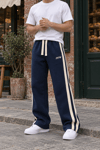 HASIR ŞERİTLİ BAGGY EŞOFMAN ALTI LACİVERT