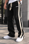 HASIR ŞERİTLİ BAGGY EŞOFMAN ALTI SİYAH