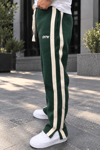HASIR ŞERİTLİ BAGGY EŞOFMAN ALTI YEŞİL
