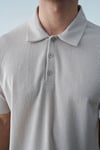 KENDİNDEN DESENLİ POLO YAKA TAŞ