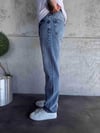 KEPS BAGGY KOT PANTOLON MAVİ