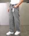 KOYU GRİ YIKAMA EFEKTLİ EXTRA BAGGY JEANS