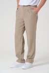 KREM FİTİLLİ KETEN PANTOLON