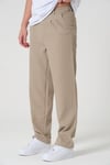 KREM FİTİLLİ KETEN PANTOLON