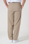 KREM FİTİLLİ KETEN PANTOLON