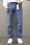 LACİVERT YIKAMA EFEKTLİ BAGGY JEAN