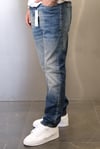 M2 EFEKTLİ MAVİ ESKİTME ORTA PAÇA JEAN