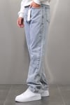 MAVİ ASİT YIKAMA EFEKTLİ BAGGY JEAN