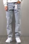 MAVİ ASİT YIKAMA EFEKTLİ TIRNAKLI BAGGY JEAN