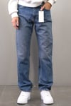 MAVİ ESKİTME BAGGY JEANS