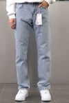 MAVİ YIKAMA EFEKTLİ BAGGY JEANS