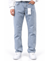 MAVİ YIKAMA EFEKTLİ BAGGY JEANS