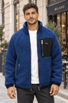 PELUŞ KÜRKLÜ MONT İNDİGO