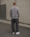REGLAN KOL BOXYFİT BİSİKLET YAKA SWEATSHİRT FÜME
