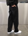 SİYAH ESKİTME EXTRA BAGGY JEANS