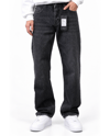 SİYAH ESKİTME TAŞLAMALI BAGGY JEANS