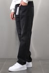 SİYAH ESKİTME TIRNAKLI BAGGY JEANS