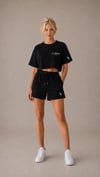 siyah şort t short takım 