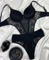 Midnight Elegance Destekli Bodysuit