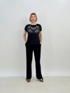 BLUZ26Y-3000MISSBLUEBELLEViskon Taşlı Bluz