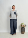 SWEATSHIRT26Y-1101MISSBLUEBELLEÇizgili Sweatshirt