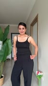ÇİFT ASKILI ATLET BADİ SİYAH